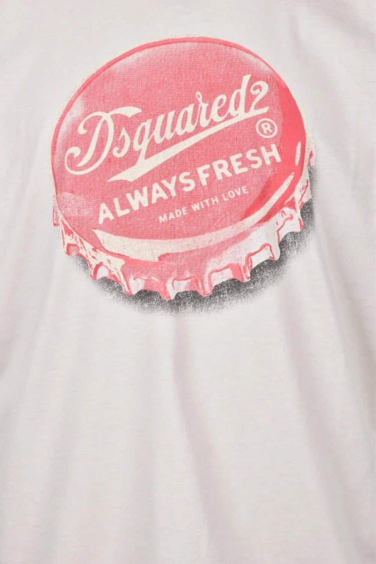 Dsquared2 Crew Neck T-Shirt - Beige