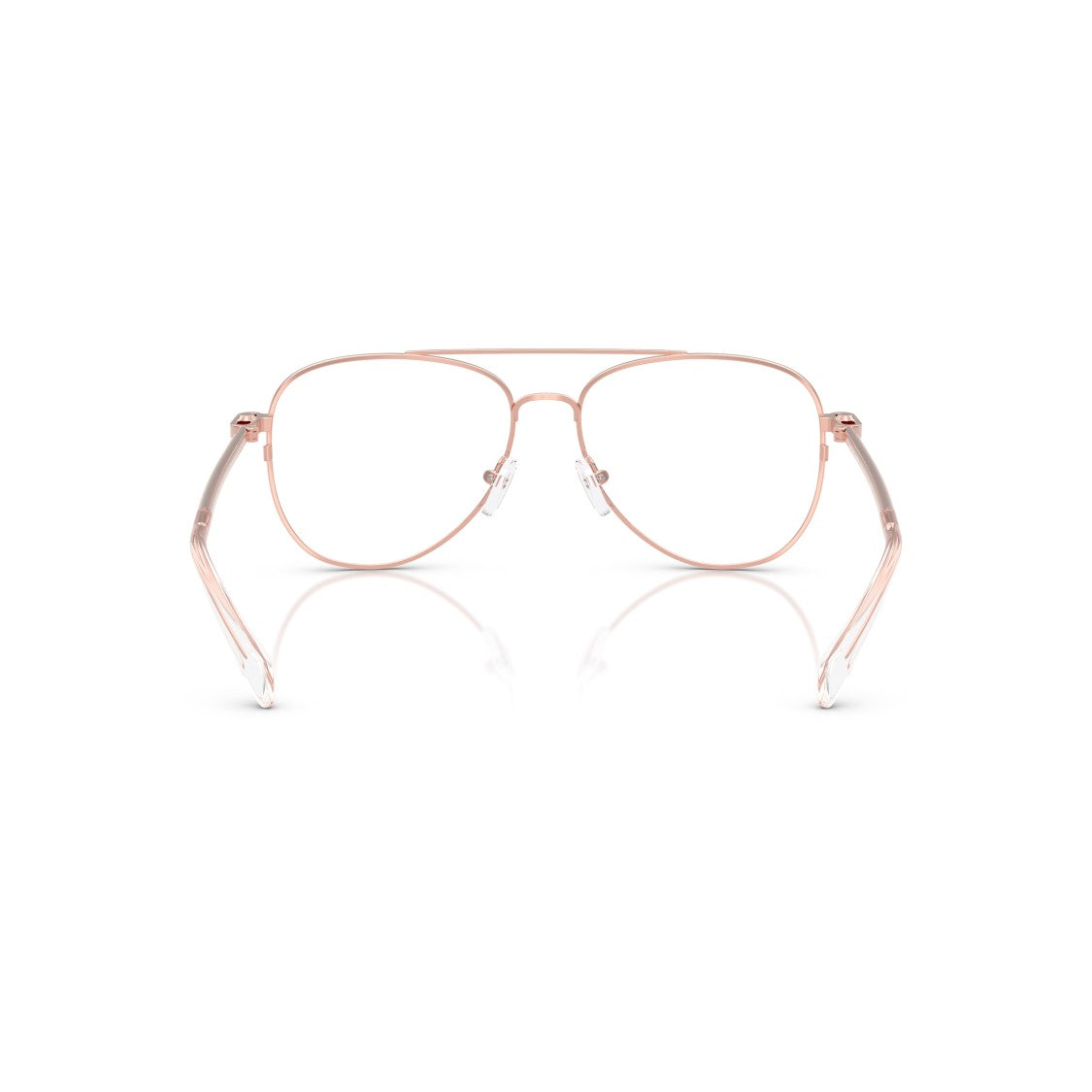 Michael Kors 0Mk3089 Aviator Metal Frame Sunglasses With Rose Gold Finish