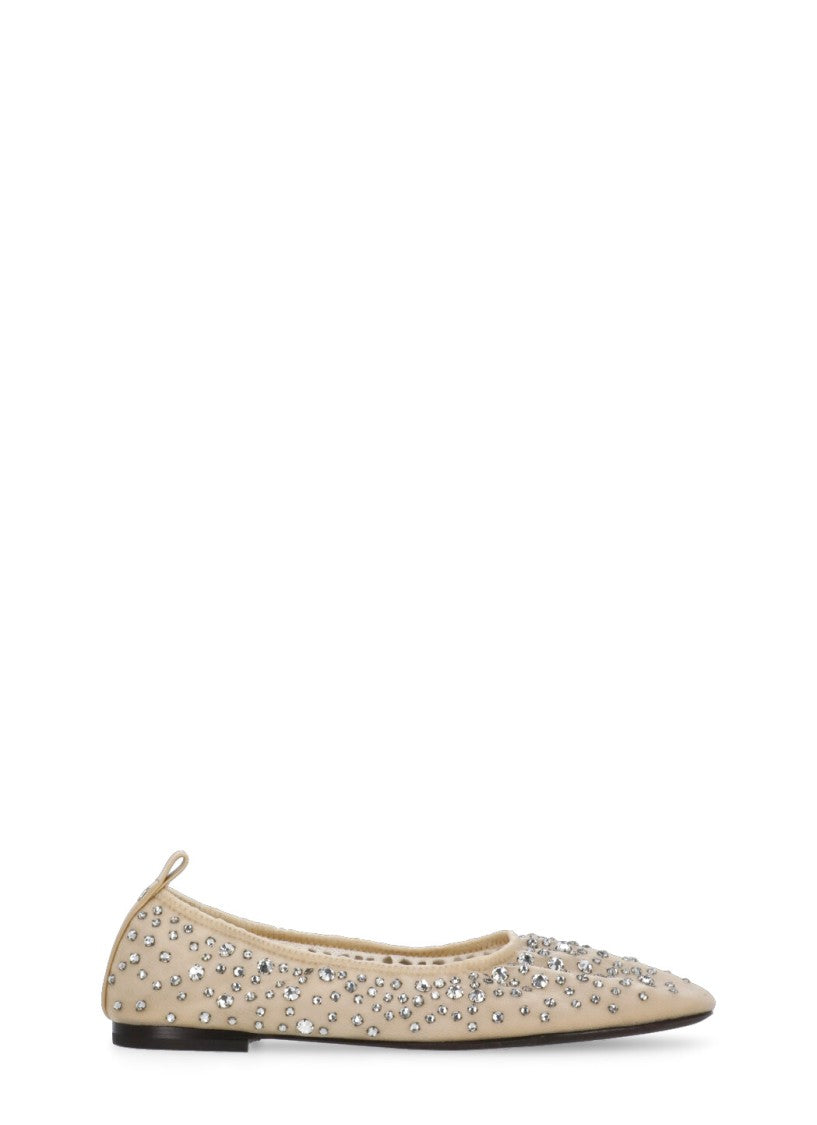 Tory Burch Beige Ballet Shoes