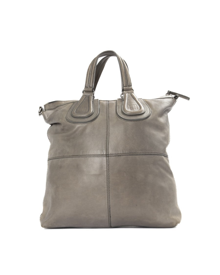 Givenchy Grey Nightingale Vertical Medium Shoulder Bag