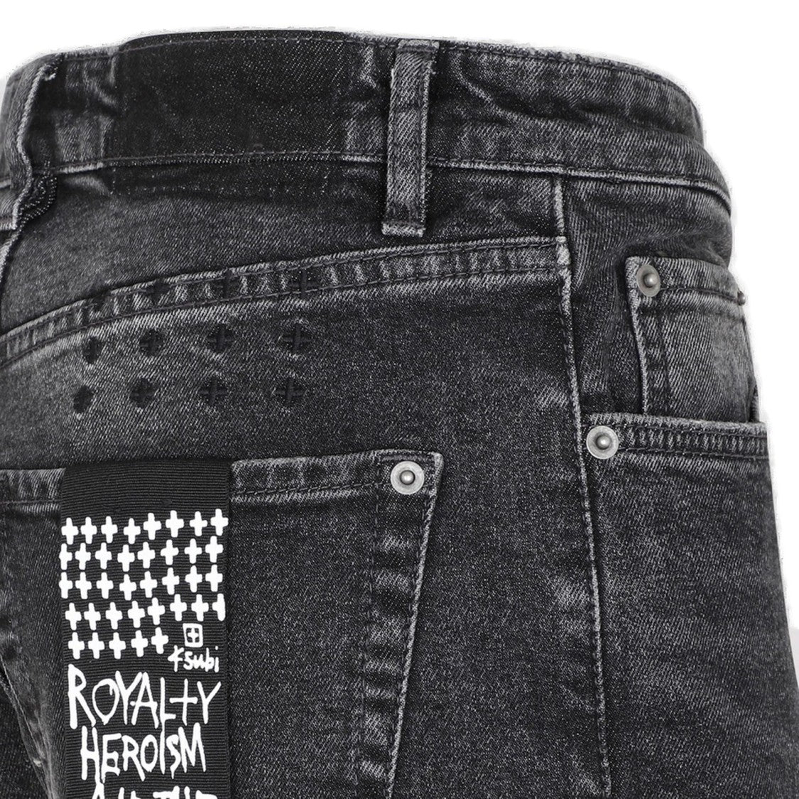 Ksubi Straight-Fit Vintage Black Ksubi Jeans