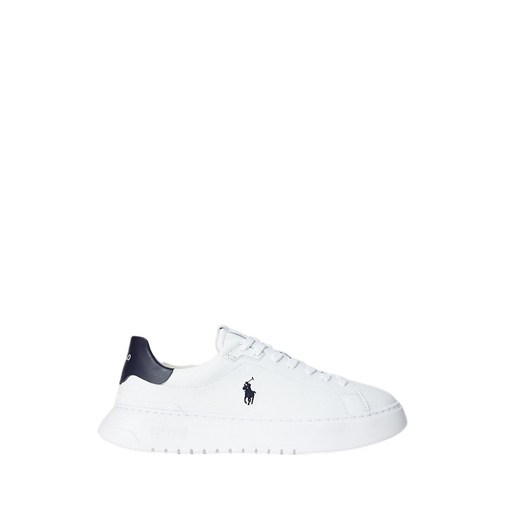 Polo Ralph Lauren Rlite Court Sneakers With Calf Leather Upper