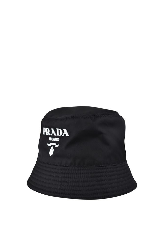 Prada Classic Bucket Hat In Re-Nylon With Embroidered Logo