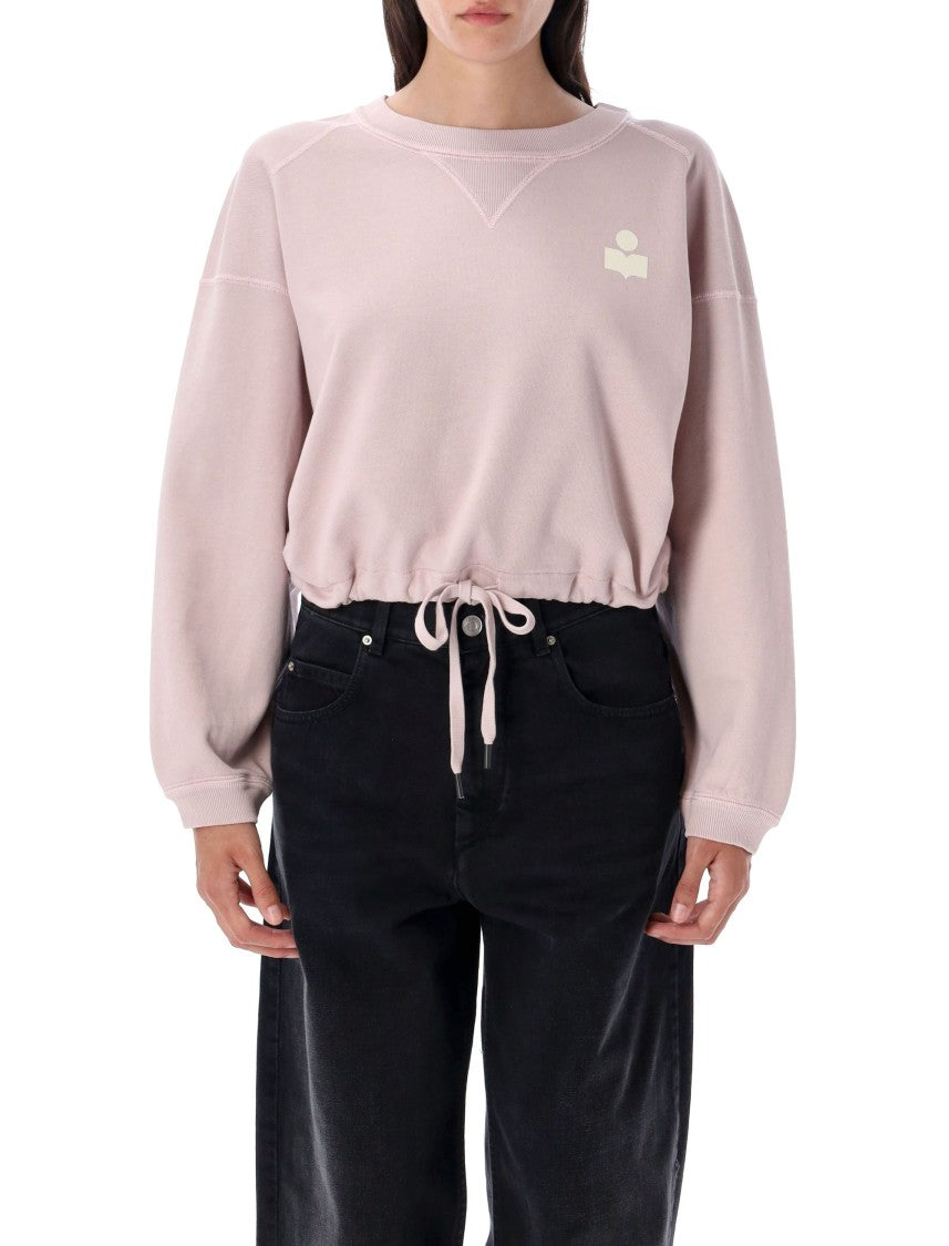 Isabel Marant Étoile Margo Soft Fleece Balloon Sleeve Top