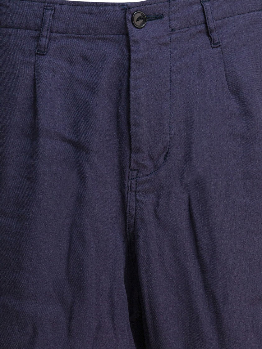 Nonnative Mid-Rise Linen Cargo Shorts