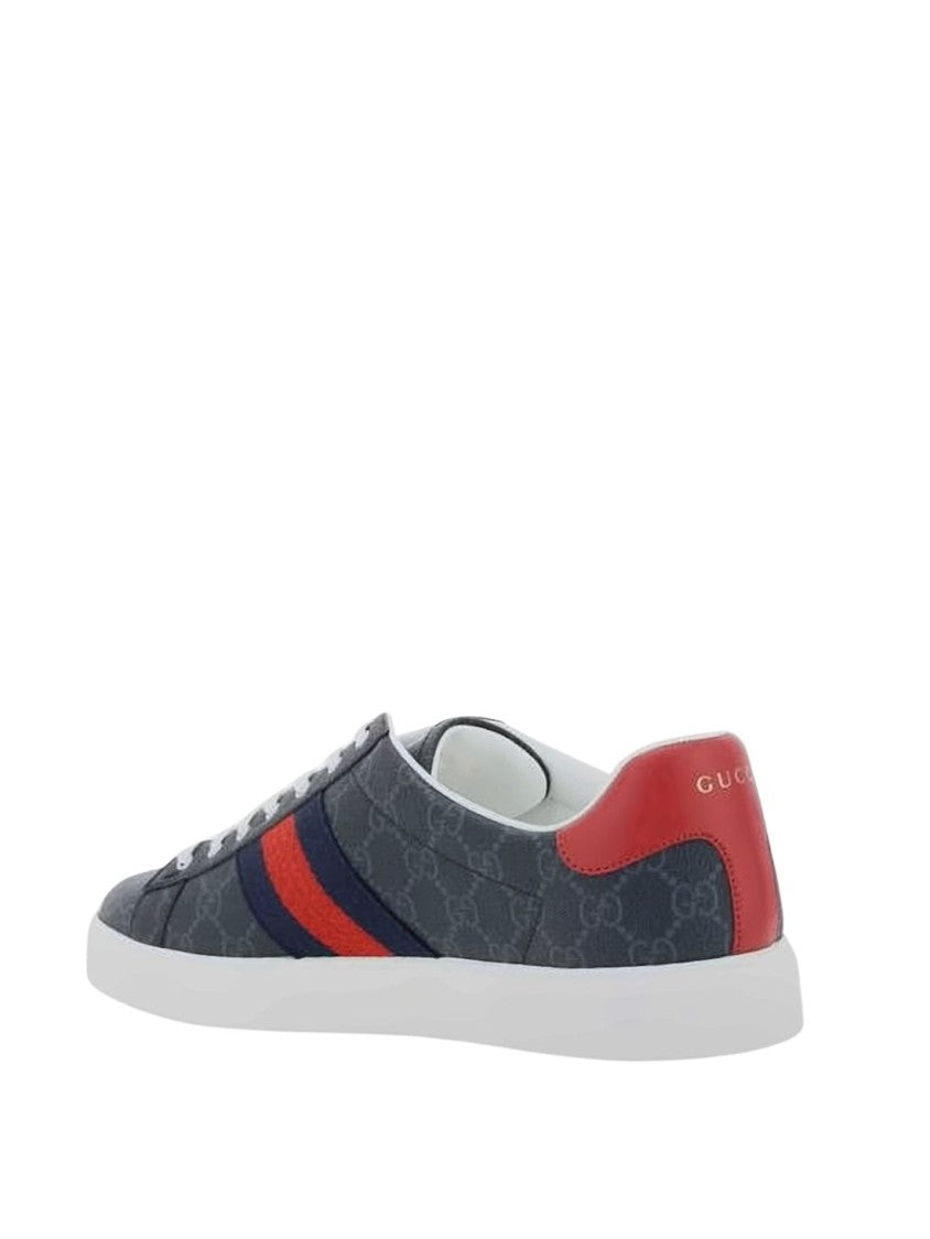 Gucci Low-Top Canvas Sneakers With Monogram Pattern