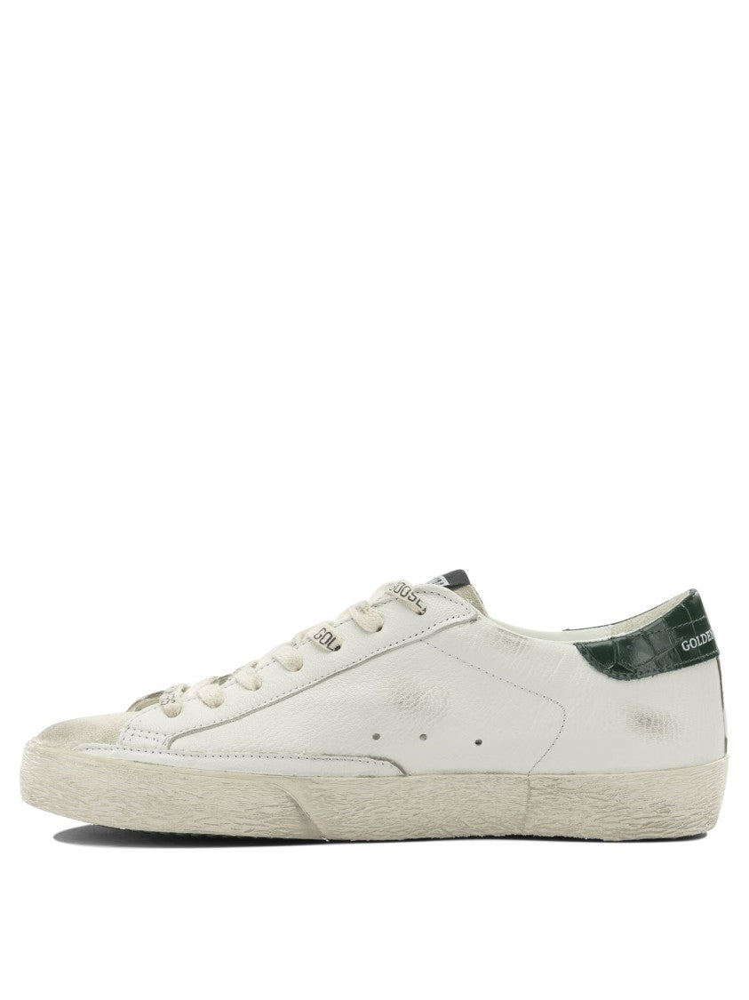 Golden Goose Low-Top Sneakers With Worn-In White Leather
