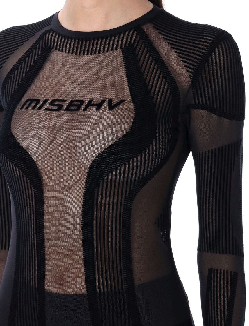 Misbhv Flock Mesh Sport Longsleeve Top