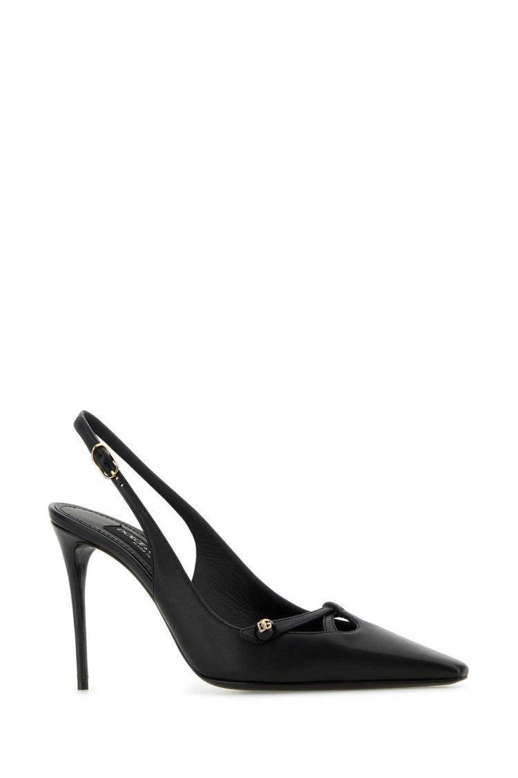 Dolce & Gabbana Black Leather Pumps