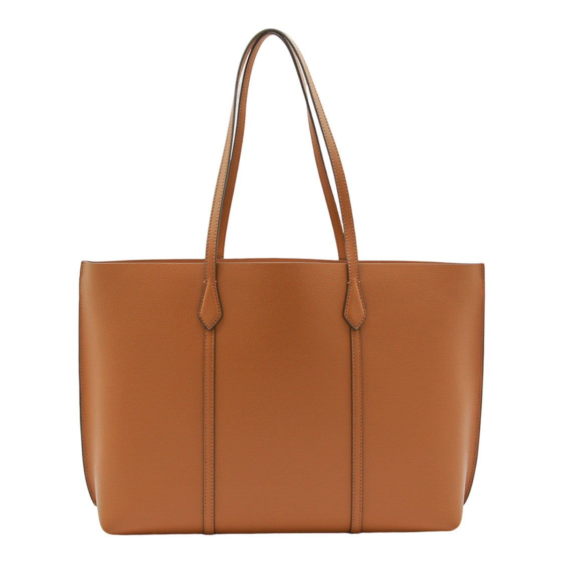 Tory Burch Spacious Brown Tote Bag With Structured Silhouette