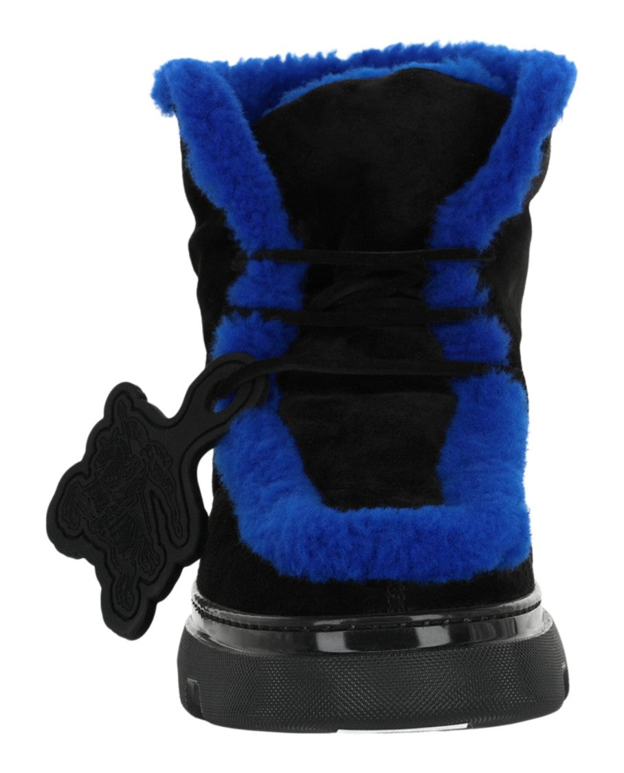 Burberry Creeper Shearling Boots