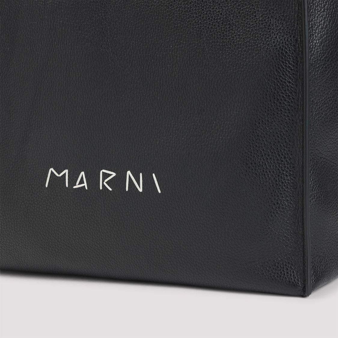 Marni Museo Soft New Large Black Calf Leather Shoulder Bag