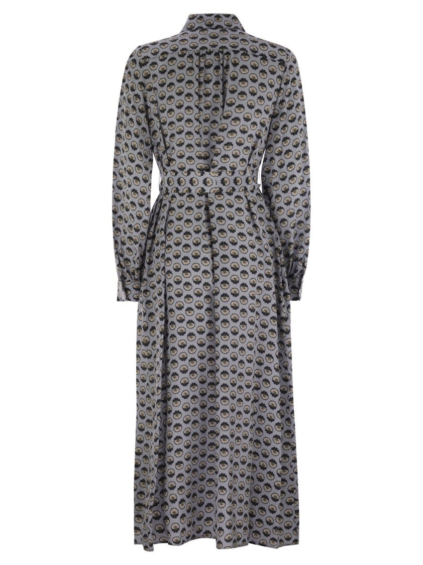 Max Mara Narvel - Printed Silk Shirt Dress