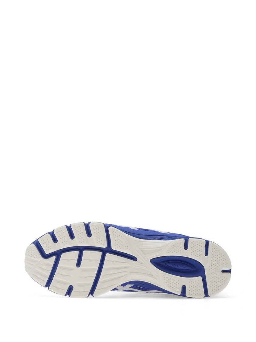 Comme Des Garçons Mesh Upper Sneakers With Blue Accents And Logo Detailing