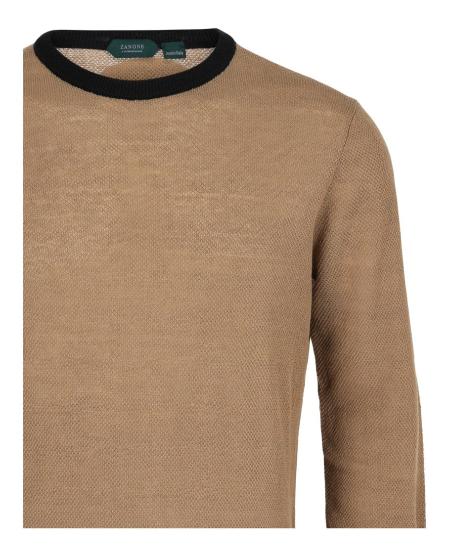 Slowear Zanone Knit Crewneck Slim-Fit Sweater