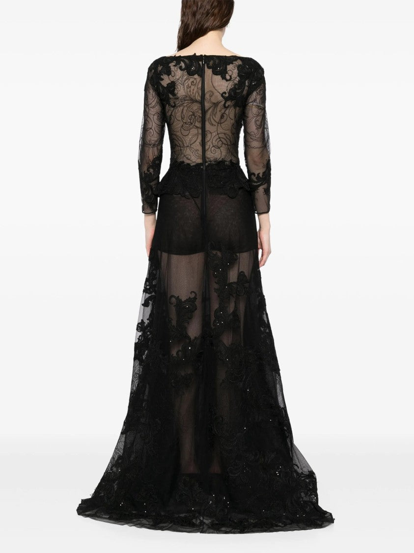 Saiid Kobeisy Embroidered Long Dress