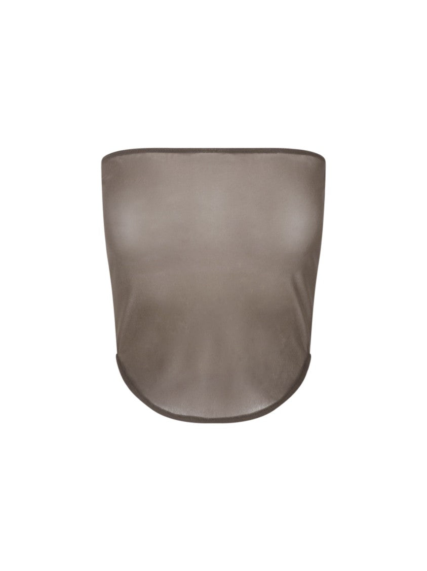 Lemaire Brown Layered Rear Bow Long-Sleeve Blouse