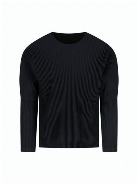 HOMME PLISSE ISSEY MIYAKE ニット Homme Plissé Issey Miyake plissé-effect mock-neck Sweater | Green