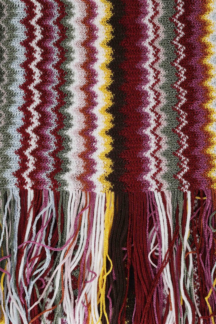 Missoni Multicolor Viscose-Blend Zigzag Scarf