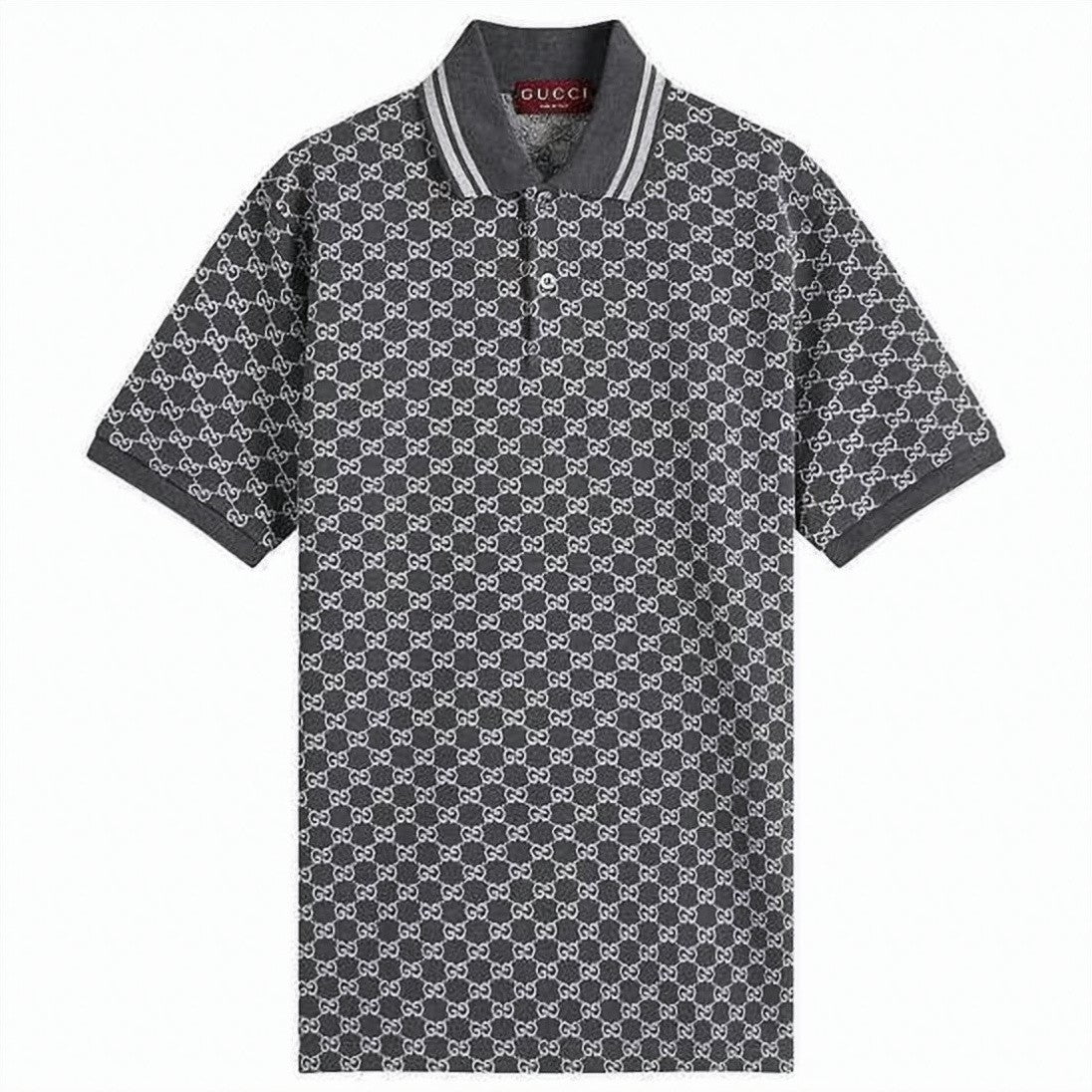 Gucci Polo Shirt With Interlocking Pattern