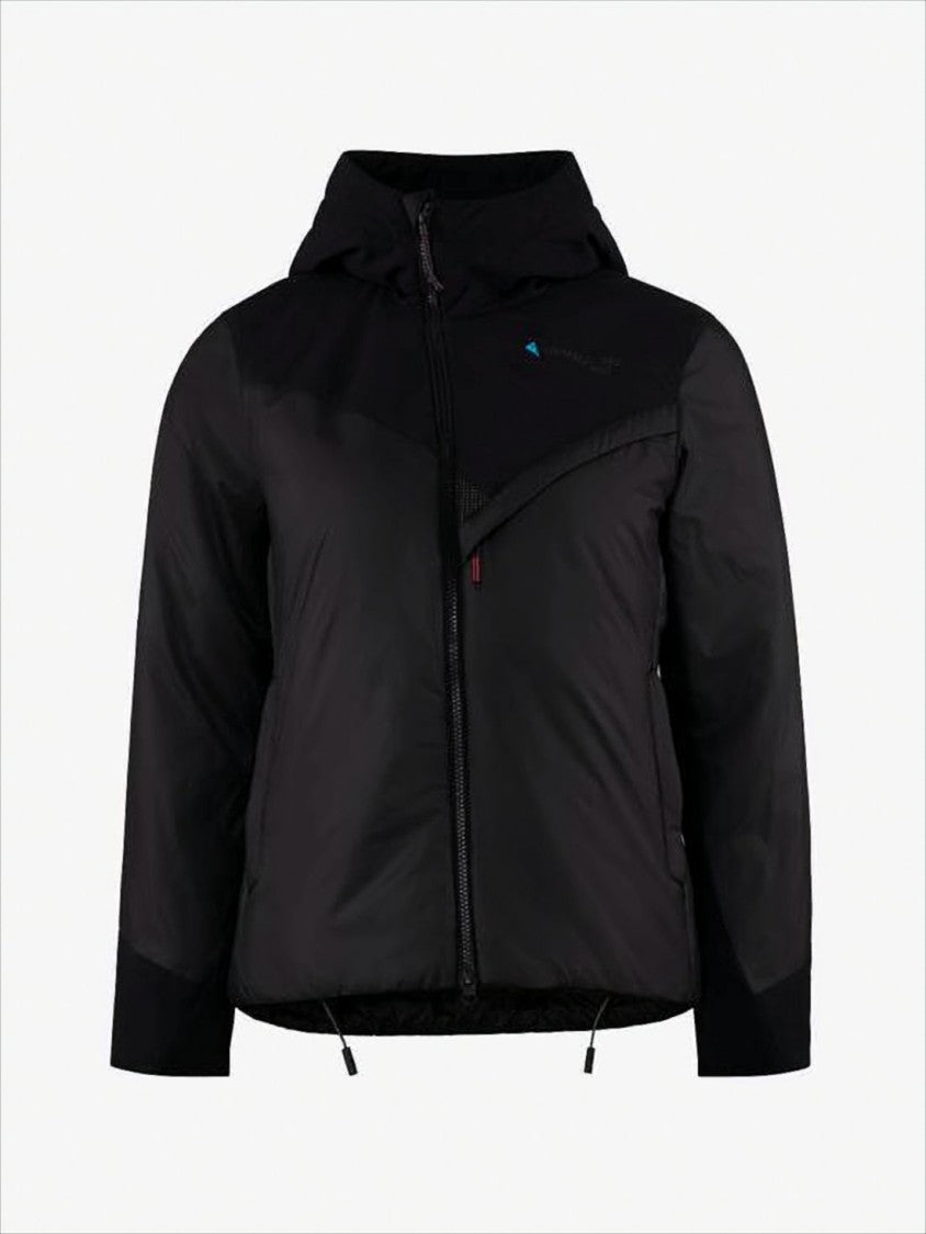 Klattermusen Fitted Black Jacket With Primaloft Insulation