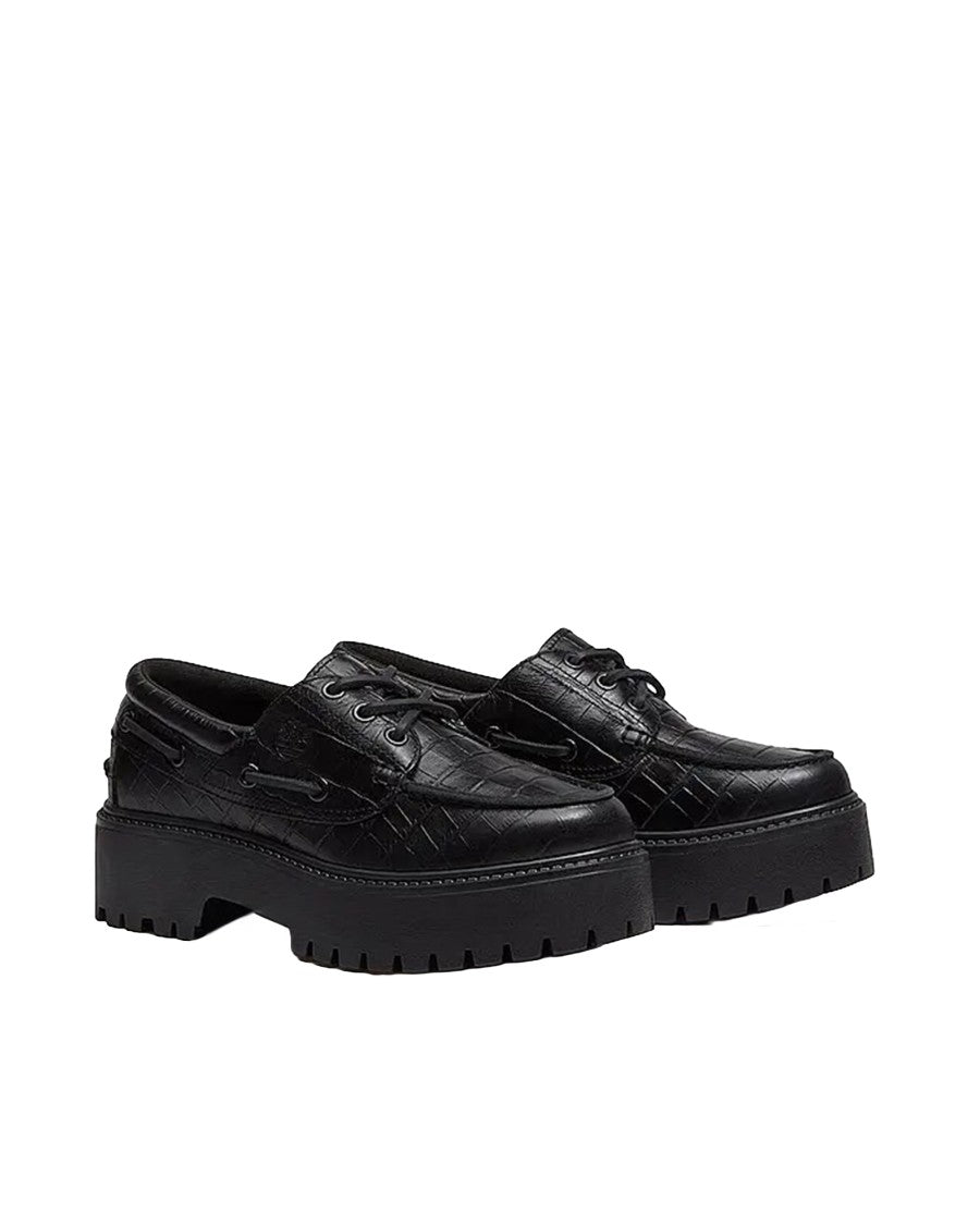 Timberland Timberland Stone Street Crocodile Embossed Boat Shoes