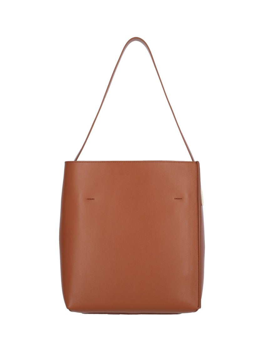 Marni Structured Rectangular Tote Bag With Bold Logo Design