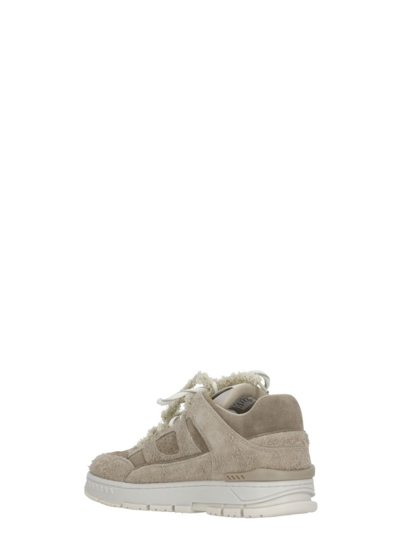 Axel Arigato Brown Area Lo Label Suede Sneakers