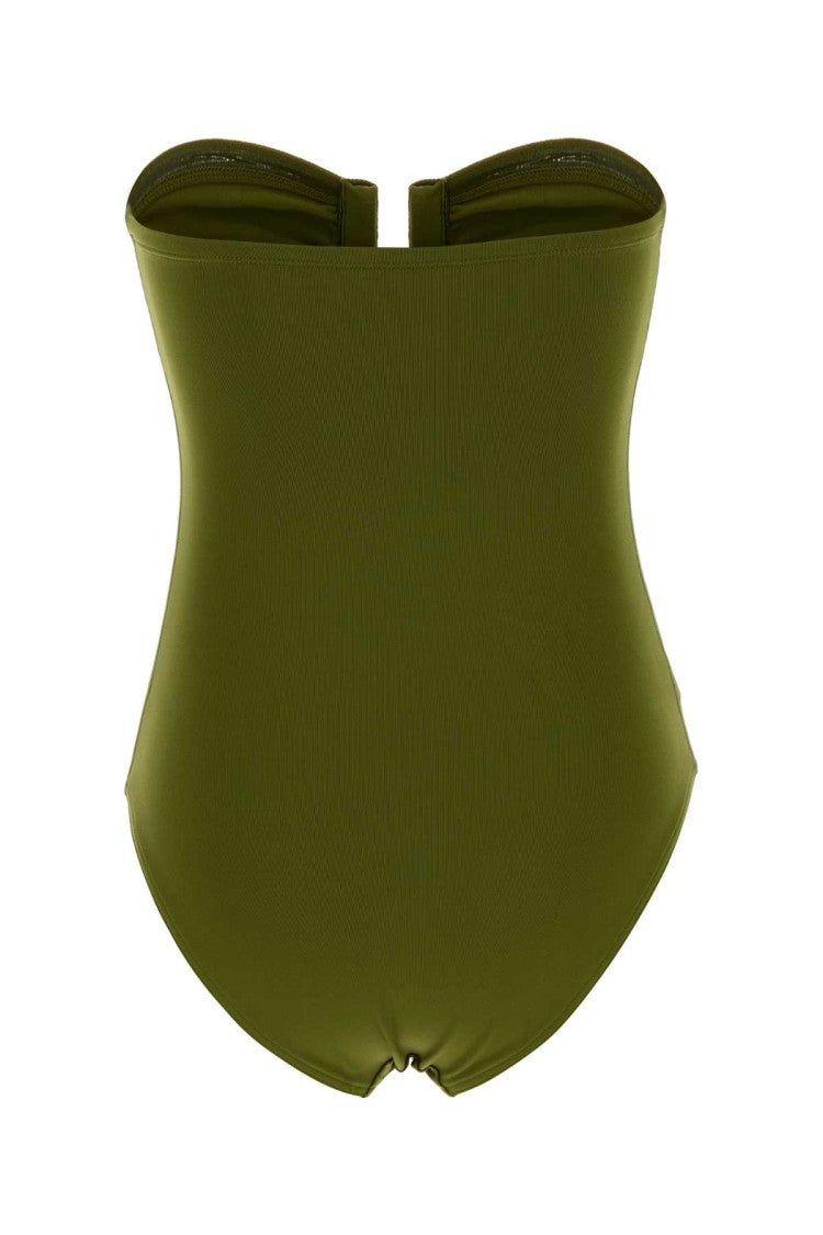 Eres Pistachio Green Stretch Nylon Cassiopee Swimsuit