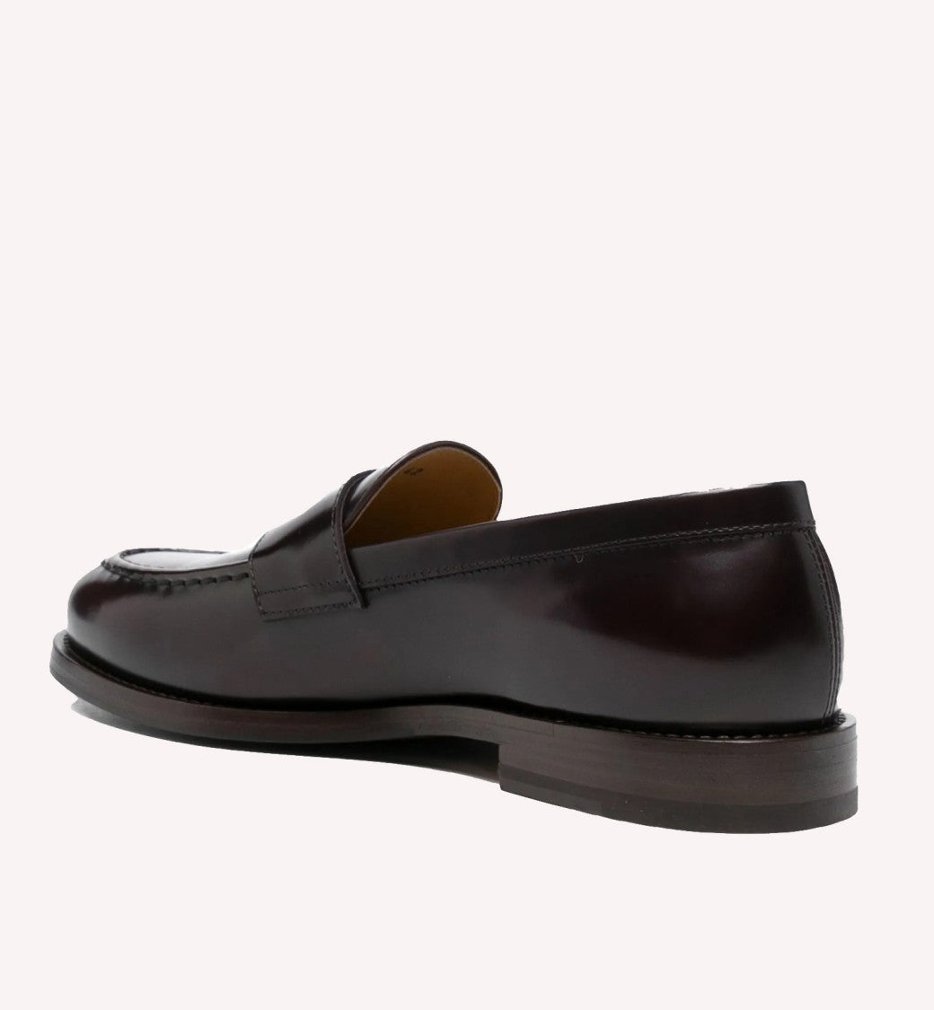Henderson Classic Black Calf Leather Loafers