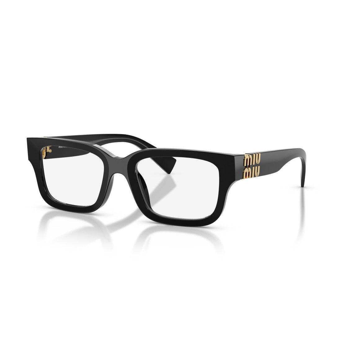 Miu Miu 0Mu 02Yv Bold Rectangular Acetate Sunglasses