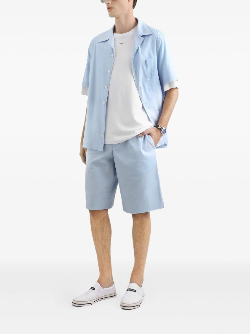 Dolce & Gabbana White Relaxed Fit Cotton Logo T-Shirt