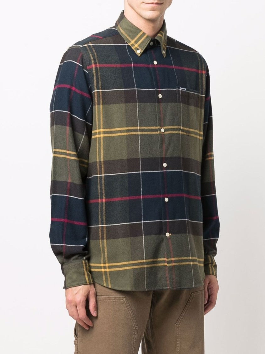 Barbour Tartan-Patterned Cotton Flannel Barbour Shirt