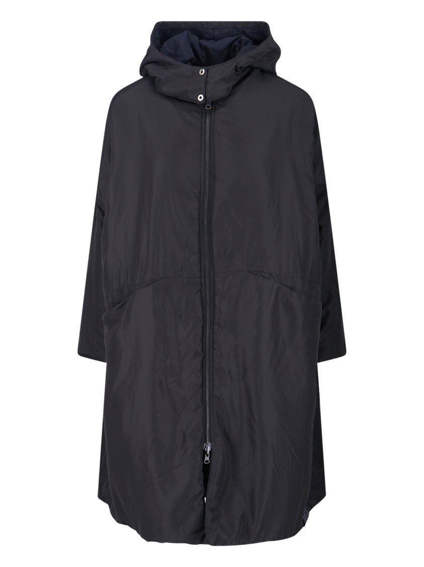 Kimono Rain Reversible Coat – Navy