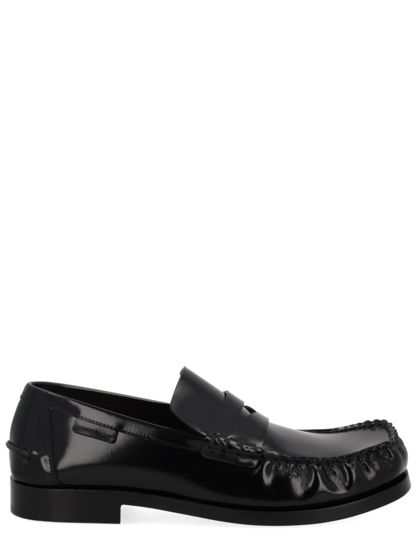 Bottega Veneta Truman Calf Leather Penny Loafers