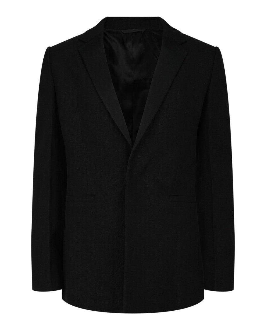 Givenchy Evening Structured Jacket With Notched Lapels And Padded Shoulders