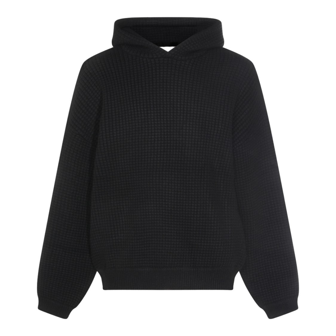Fear Of God Textured Waffle Knit Sweater With Hood