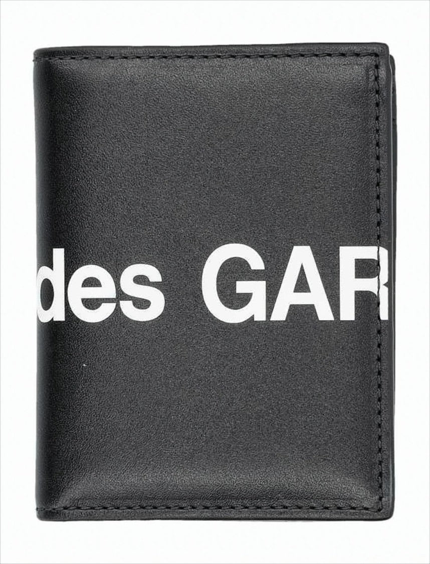 Comme Des Garçons Compact Bifold Wallet With Bold Typography