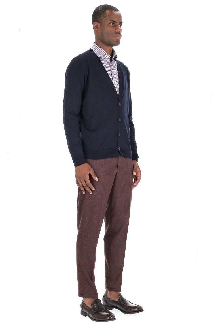 Drumohr Extrafine Super 140’S Wool Cardigan