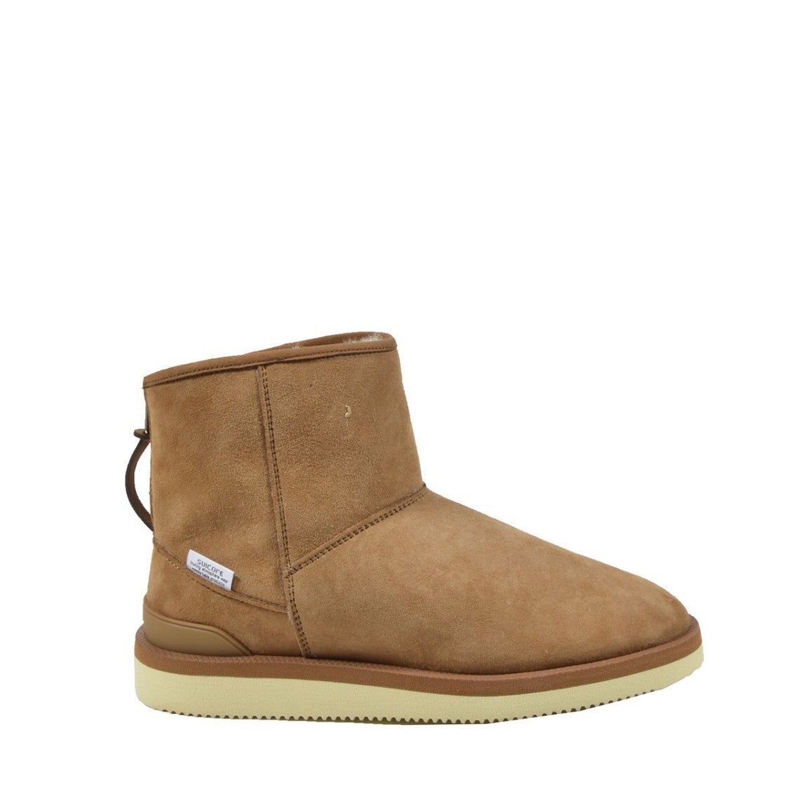 Suicoke Suede Ankle Boot With Shearling Lining