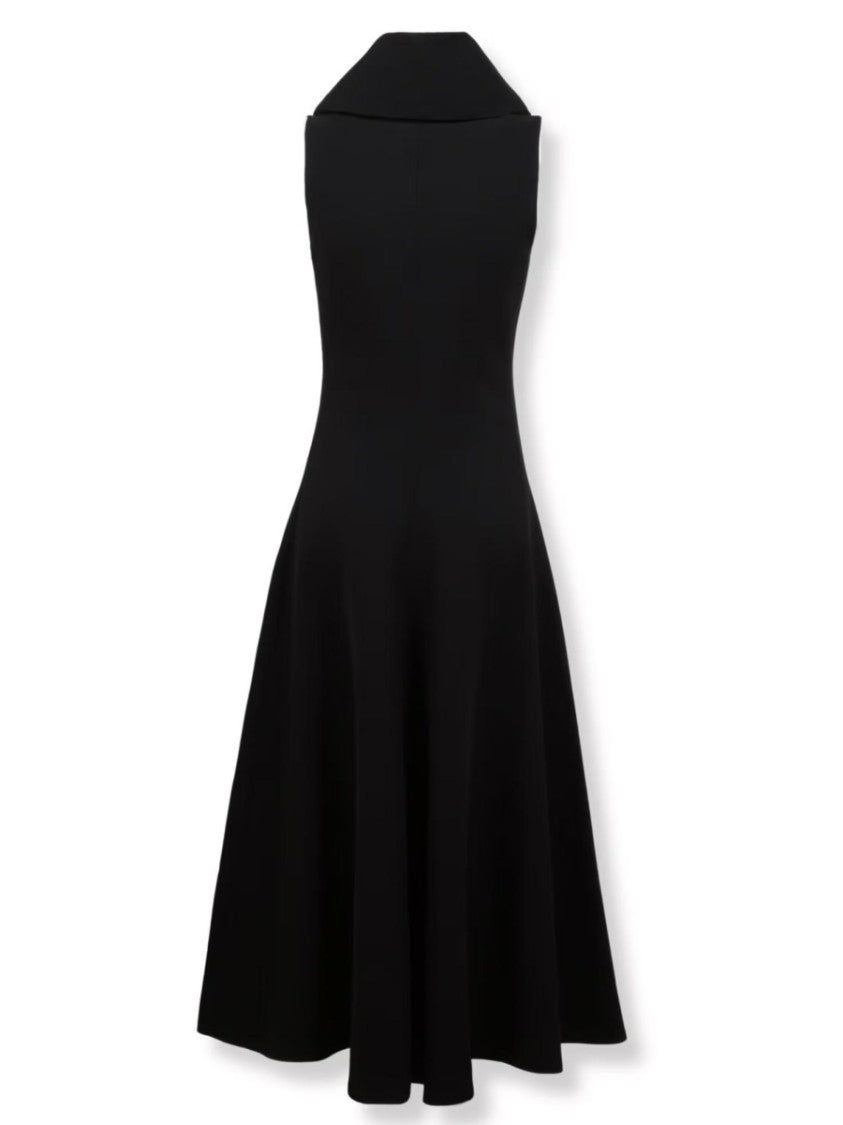 Jacquemus Triangle Cowl Neck Midi Dress