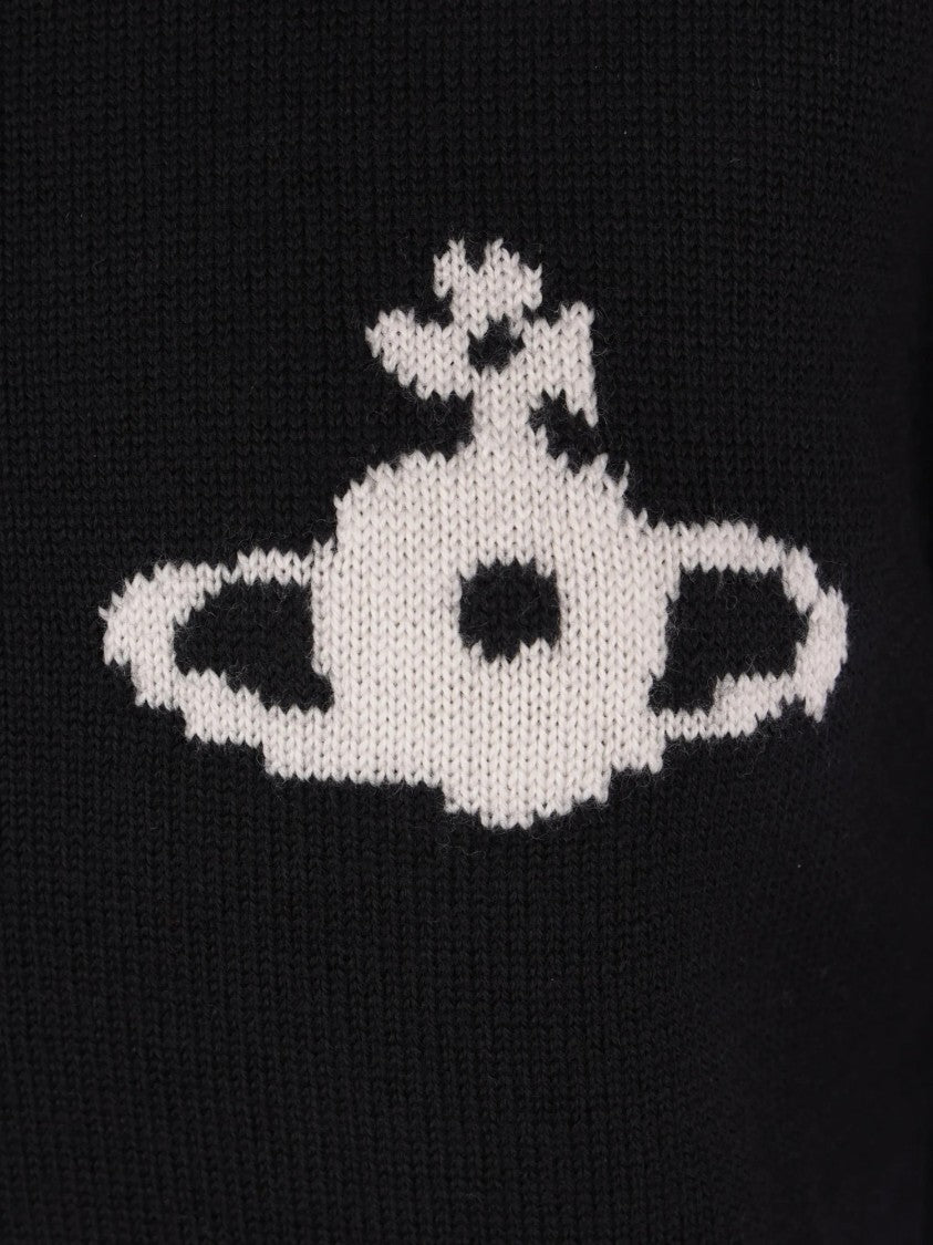 Vivienne Westwood Katie Planet Emblem Knitted Sweater
