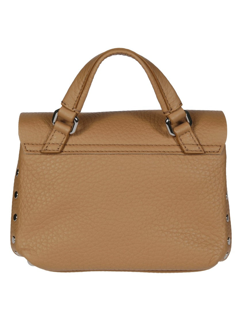 Zanellato Compact Structured Handbag With Pebbled Texture