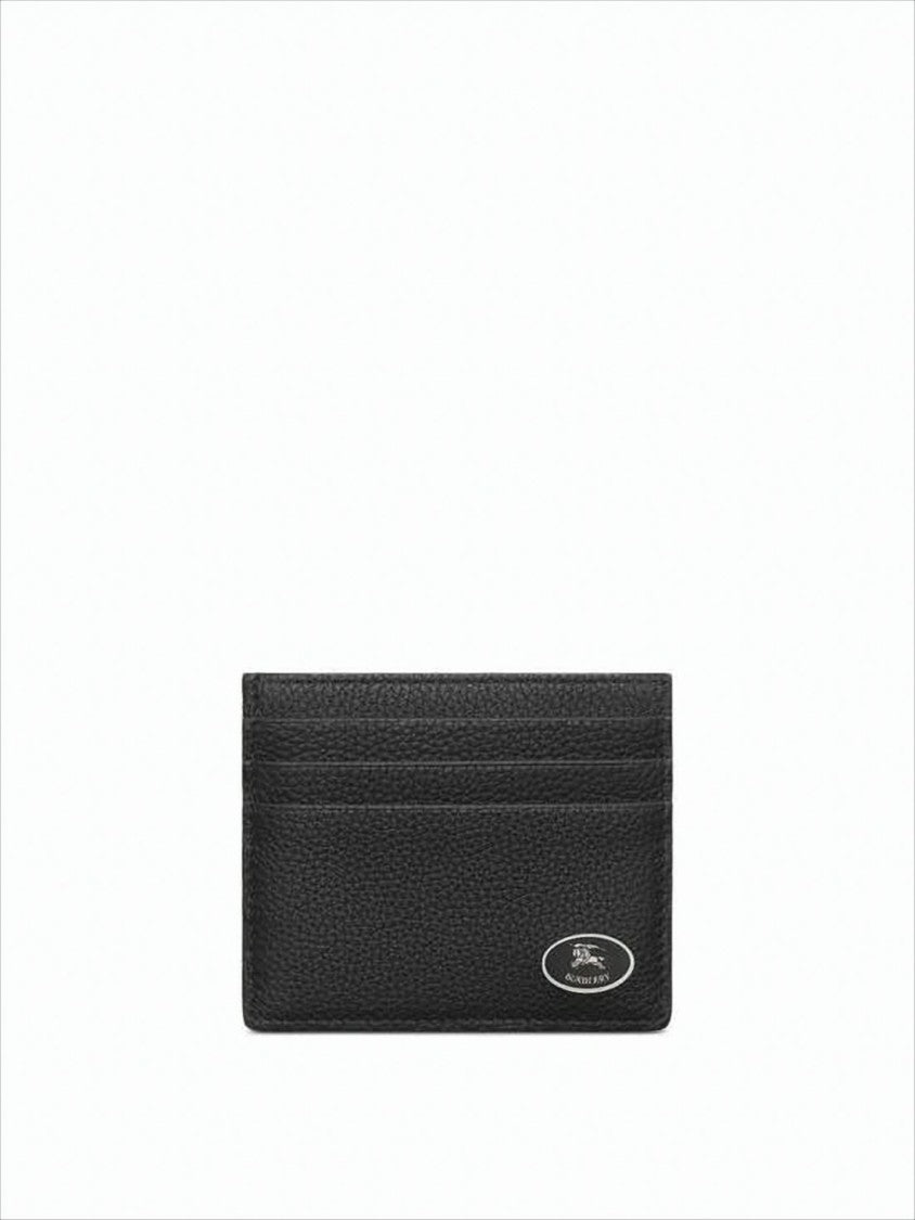 Burberry Textured Calf Leather Card Wallet