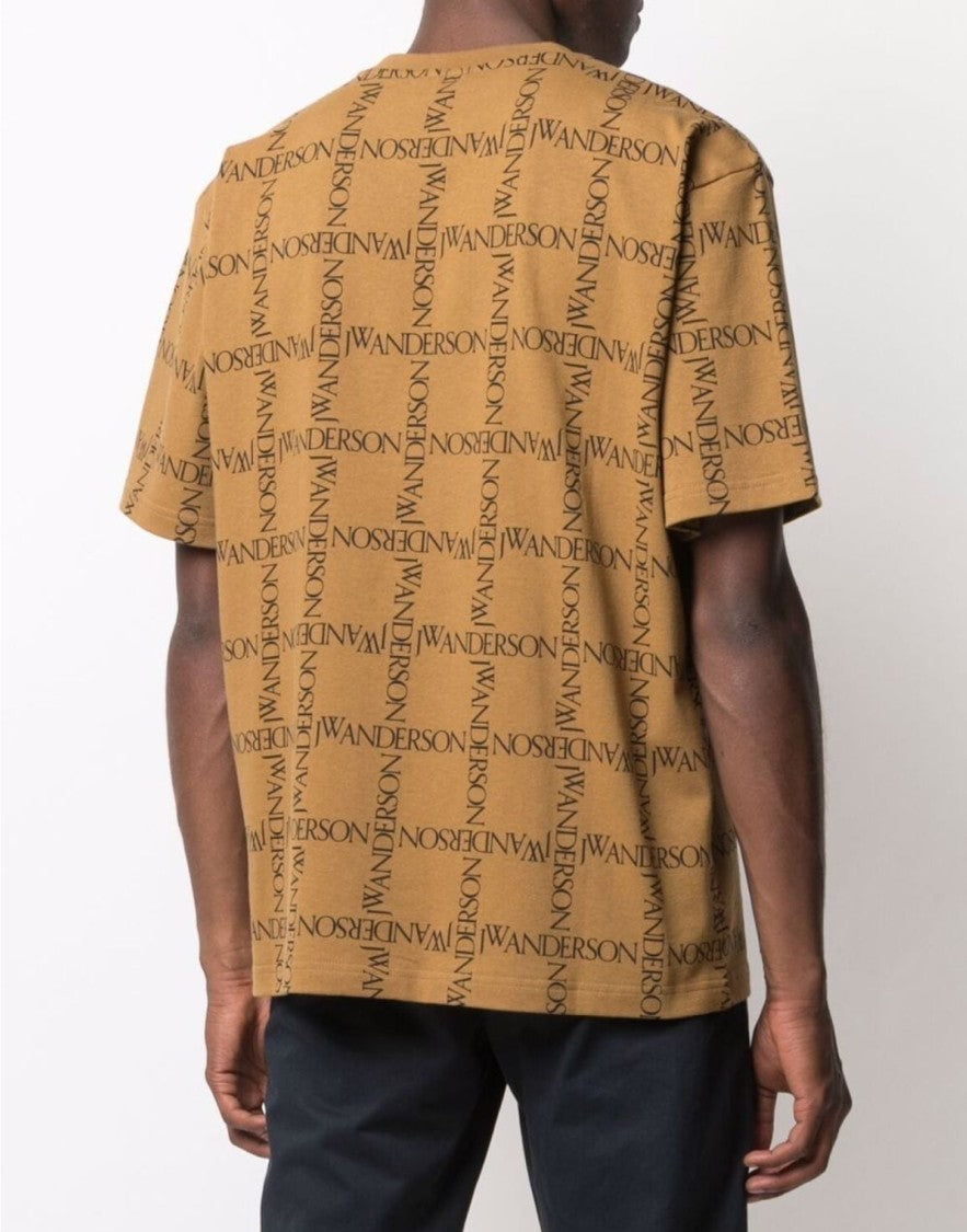 J. W. Anderson All Over Logo Oversize T-Shirt
