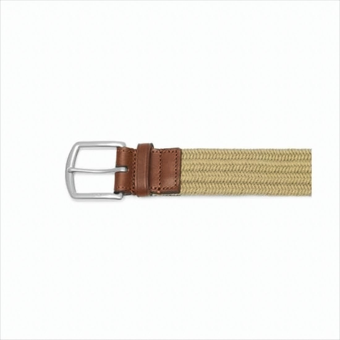 Polo Ralph Lauren Textured Beige Woven Belt