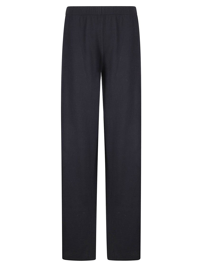 Lisa Yang Beige Aina Cotton Cashmere Wide-Leg Trousers