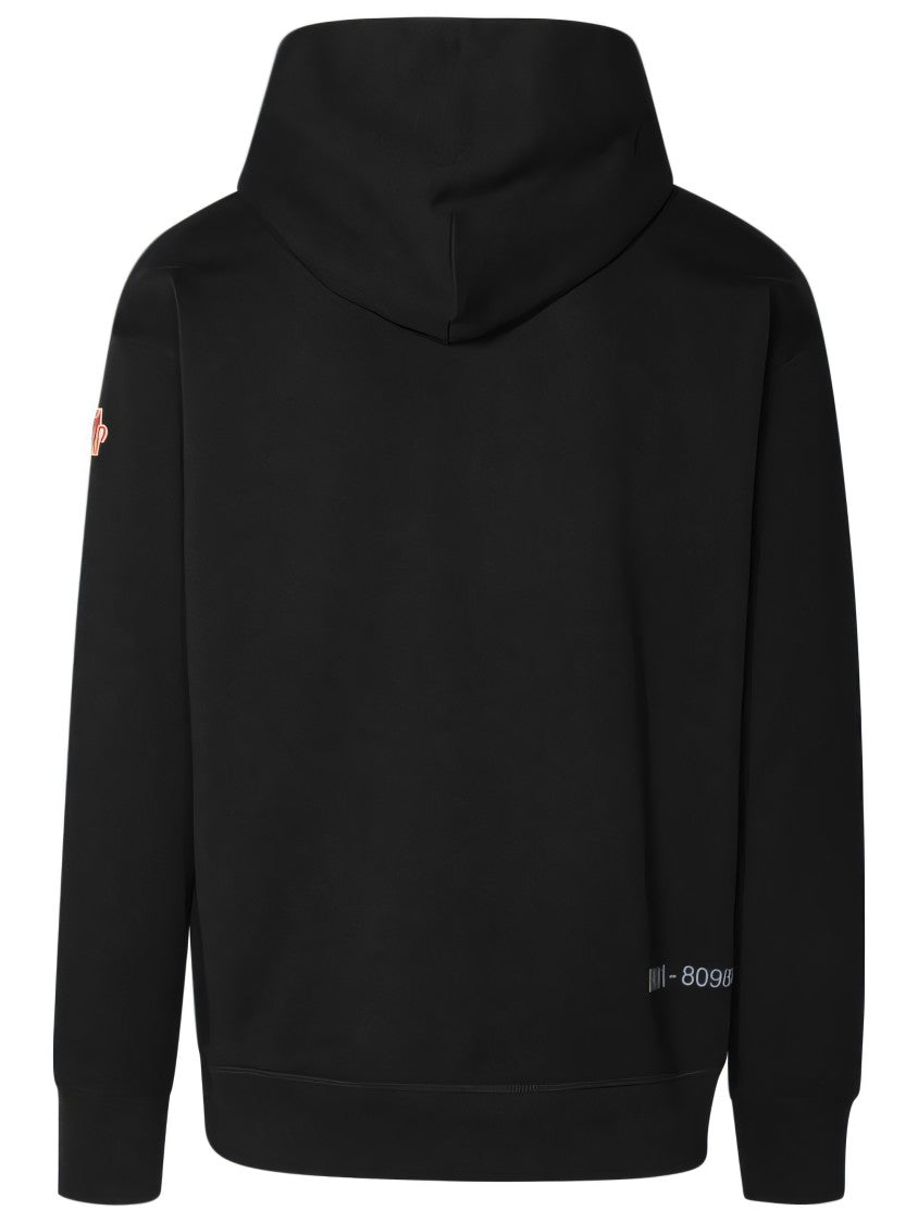 Moncler Graphic Print Black Hoodie