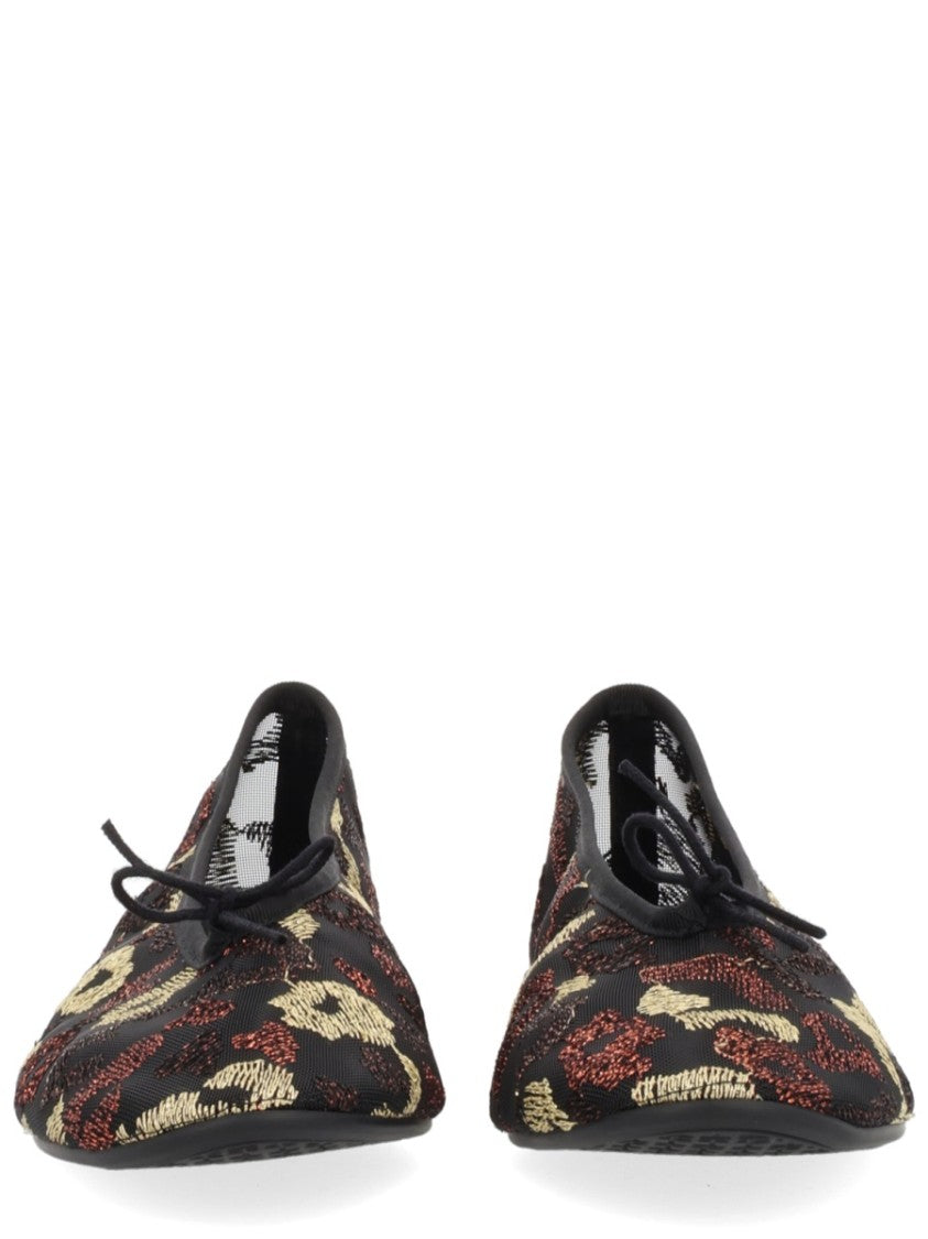 Repetto Lilouh Pointed Jacquard Flats