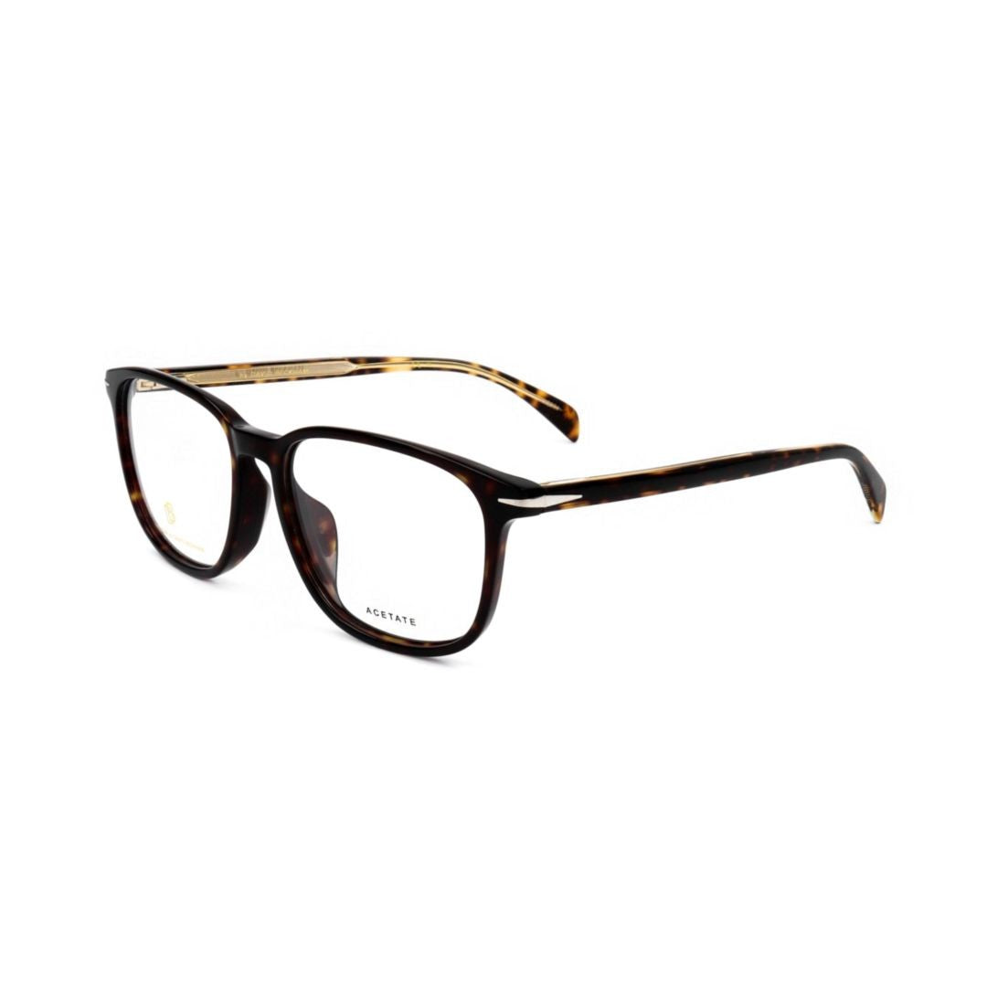David Beckham Db 1017/F Classic Tortoiseshell Rectangular Frame Eyeglasses